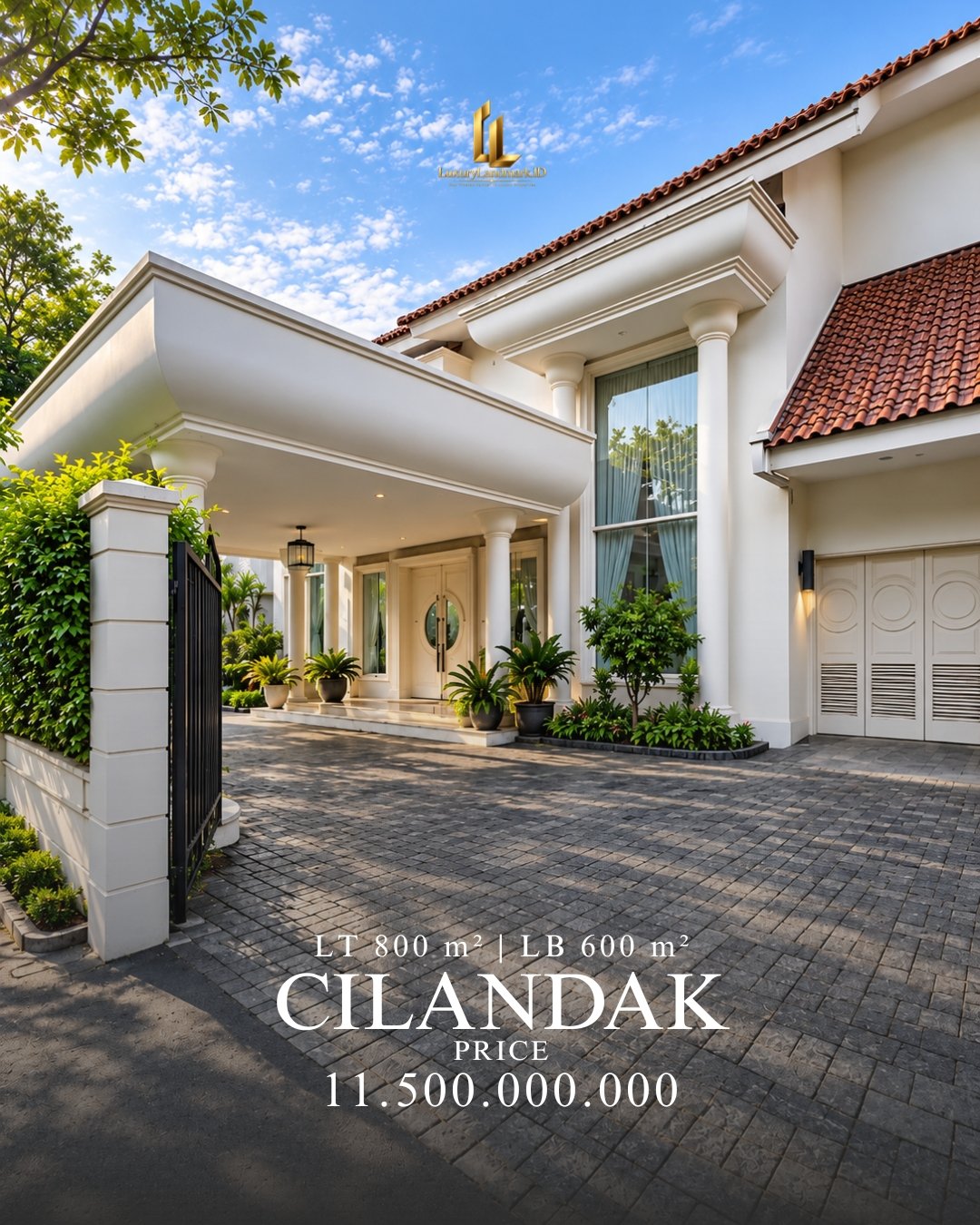 Jual Rumah Classic Cilandak Jakarta Selatan LT 800 m² LB 600 m² – Rp 11,5 Miliar